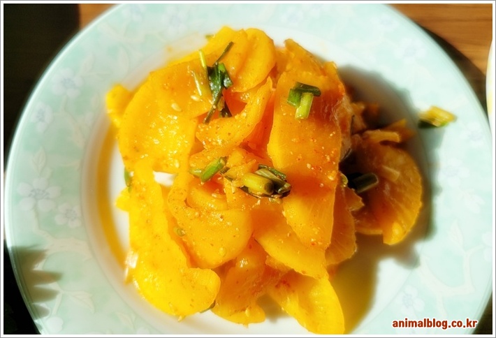 저칼로리 단무지무침 만들기 간단 레시피와 영양 정보