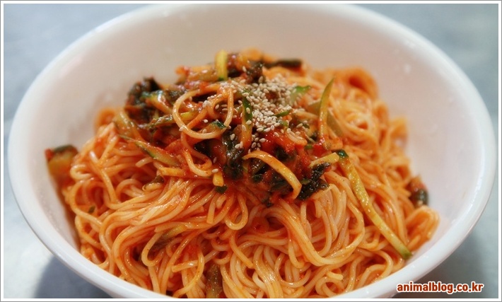 비빔국수 간단한 레시피와 맛있는 양념장 만들기