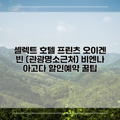 셀렉트 호텔 프린츠 오이겐 빈 (관광명소근처) 비엔나 아고다 할인예약 꿀팁