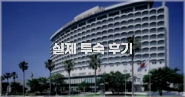 💬 실제 투숙 후기