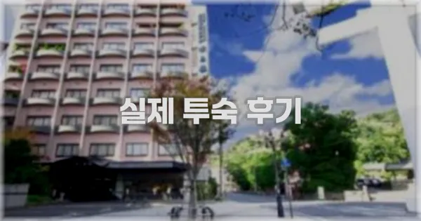 💬 실제 투숙 후기