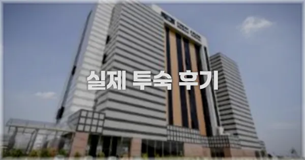 💬 실제 투숙 후기
