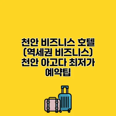천안 비즈니스 호텔 (역세권 비즈니스) 천안 아고다 최저가 예약팁