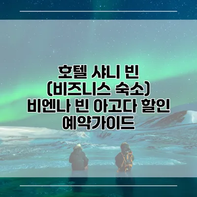 호텔 샤니 빈 (비즈니스 숙소) 비엔나 빈 아고다 할인 예약가이드